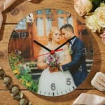 ceas rotund personalizat cu poza ta