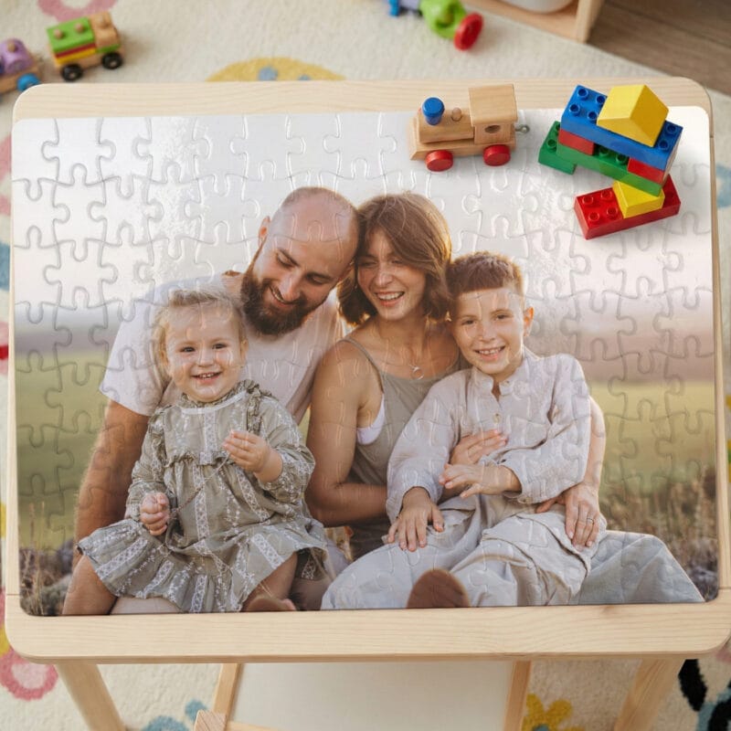 puzzle personalizat cu fotografia ta