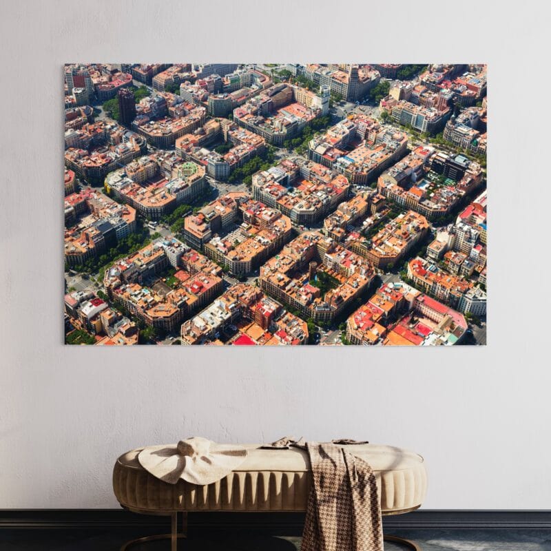Tablou canvas decorativ – CITY BARCELONA –
