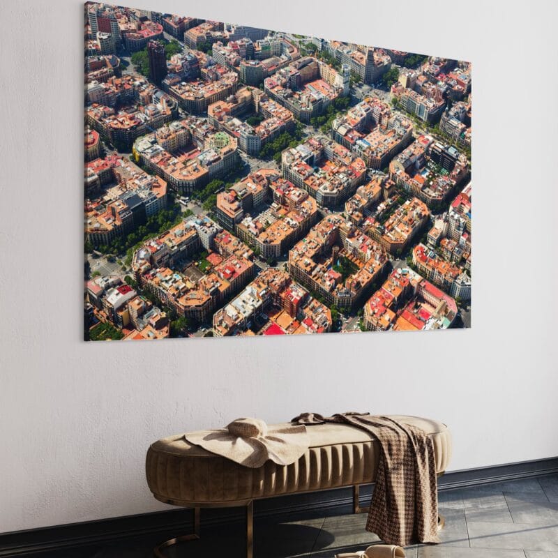 Tablou canvas decorativ – CITY BARCELONA –