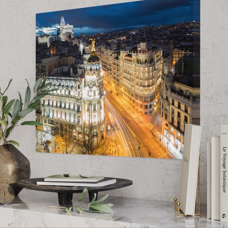 Tablou canvas decorativ – CITY MADRID –