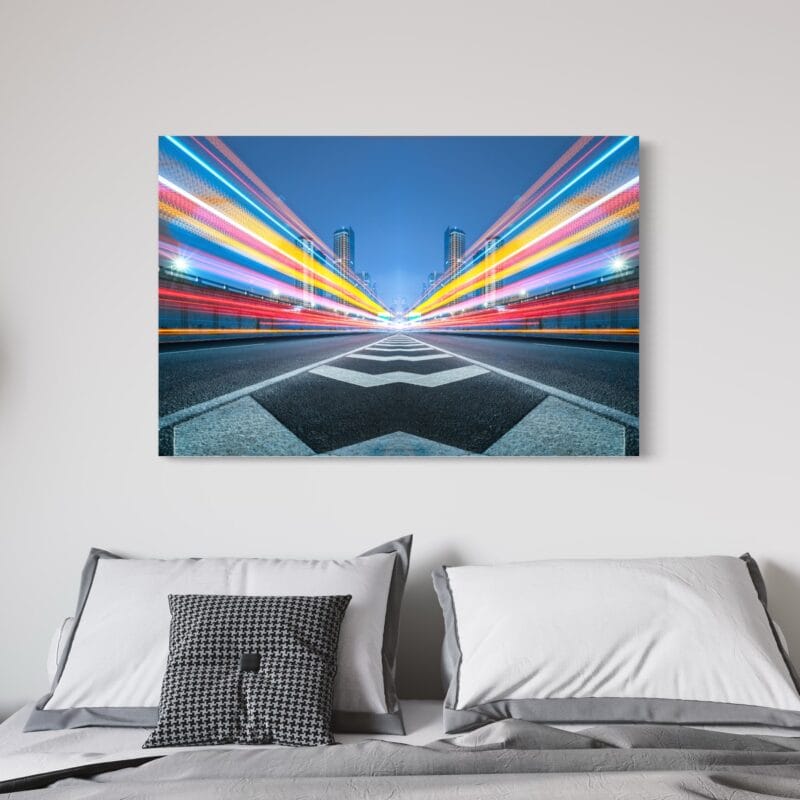 Tablou canvas decorativ – ABSTRACT CITY TRAFIC –