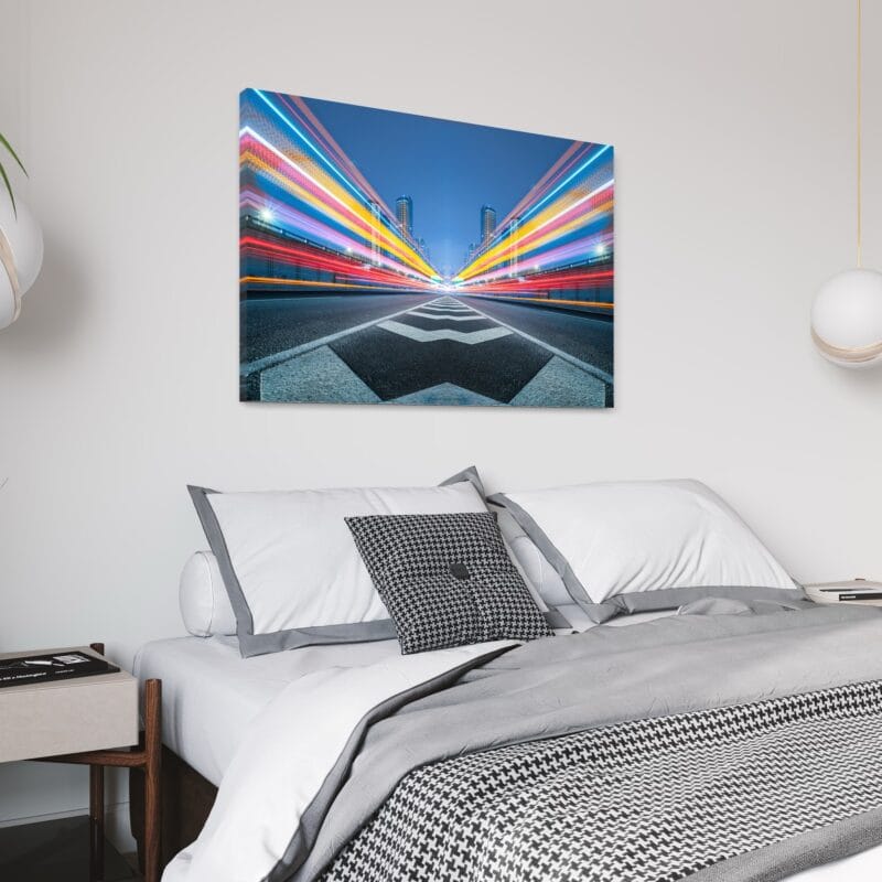 Tablou canvas decorativ – ABSTRACT CITY TRAFIC –