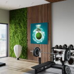 tablou canvas decorativ green world