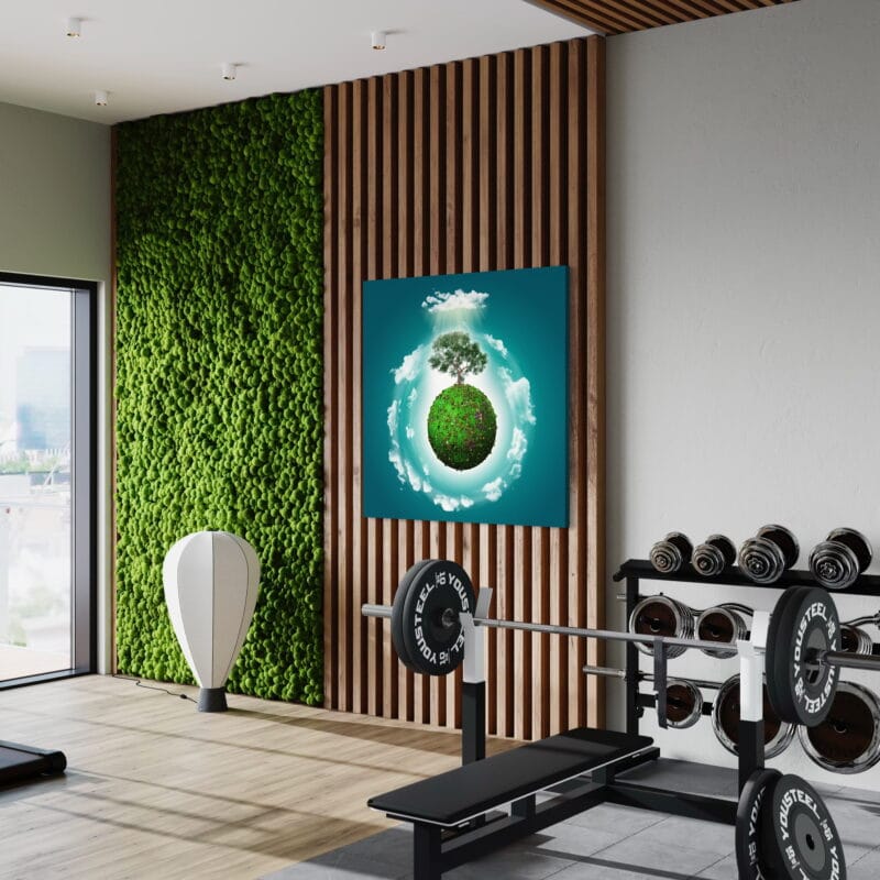 tablou canvas decorativ green world