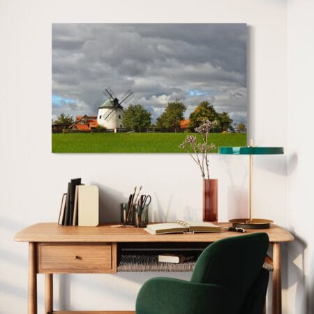 tablou canvas decorativ moara de vant 