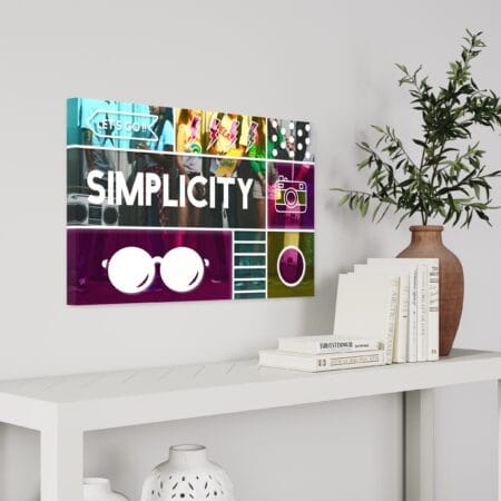 Tablou canvas decorativ – SIMPLICITY –