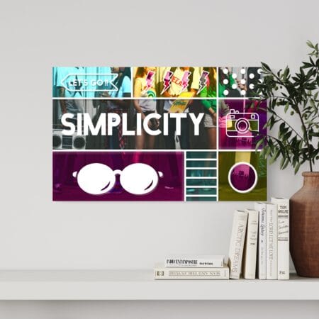 Tablou canvas decorativ – SIMPLICITY –