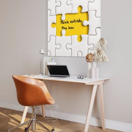 tablou canvas decorativ think outside the box