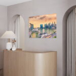 tablou canvas decorativ city singapore