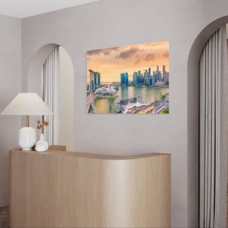 tablou canvas decorativ city singapore