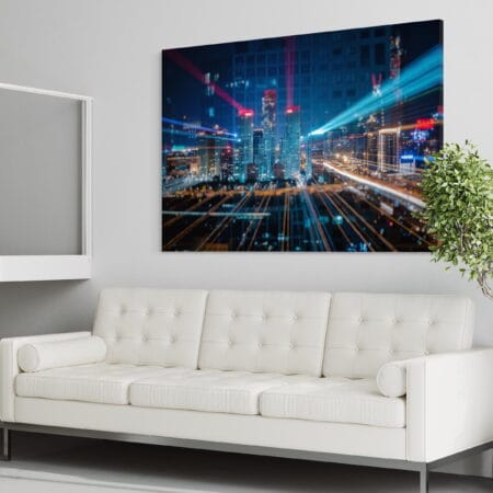 tablou canvas decorativ - light trails