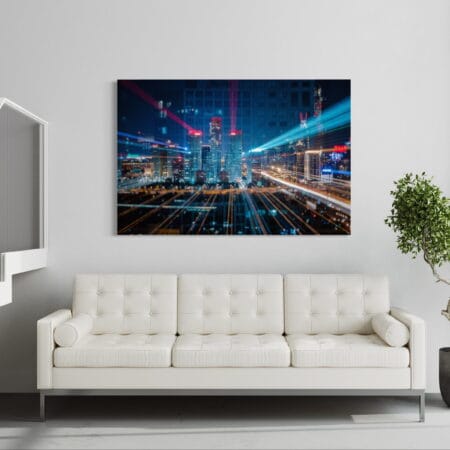 tablou canvas decorativ - light trails