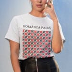 tricou personalizat femei cu mesaj — româncă faină
