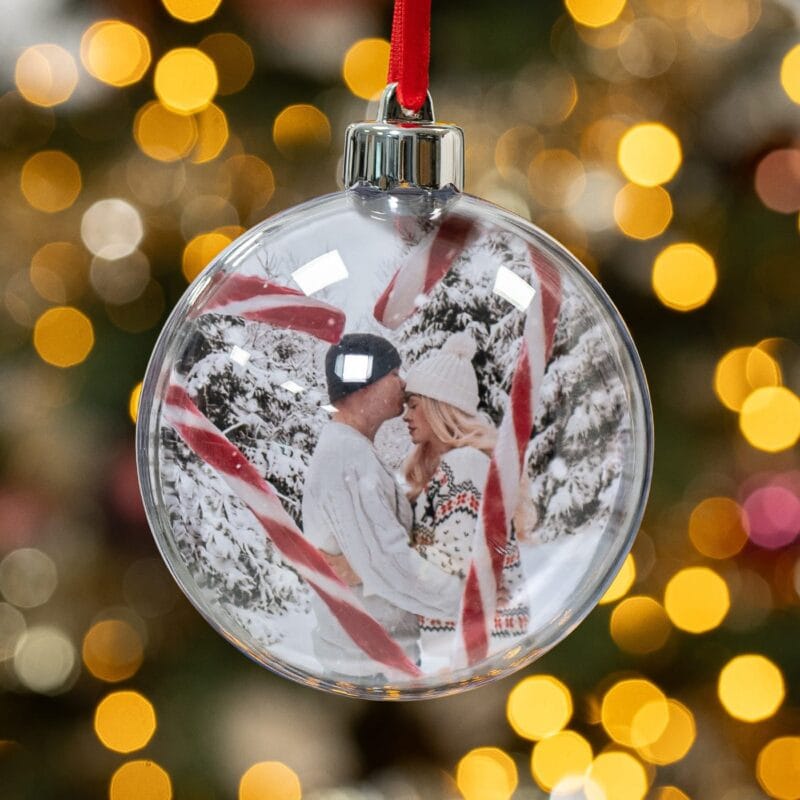 glob mare personalizat pentru bradul de crăciun