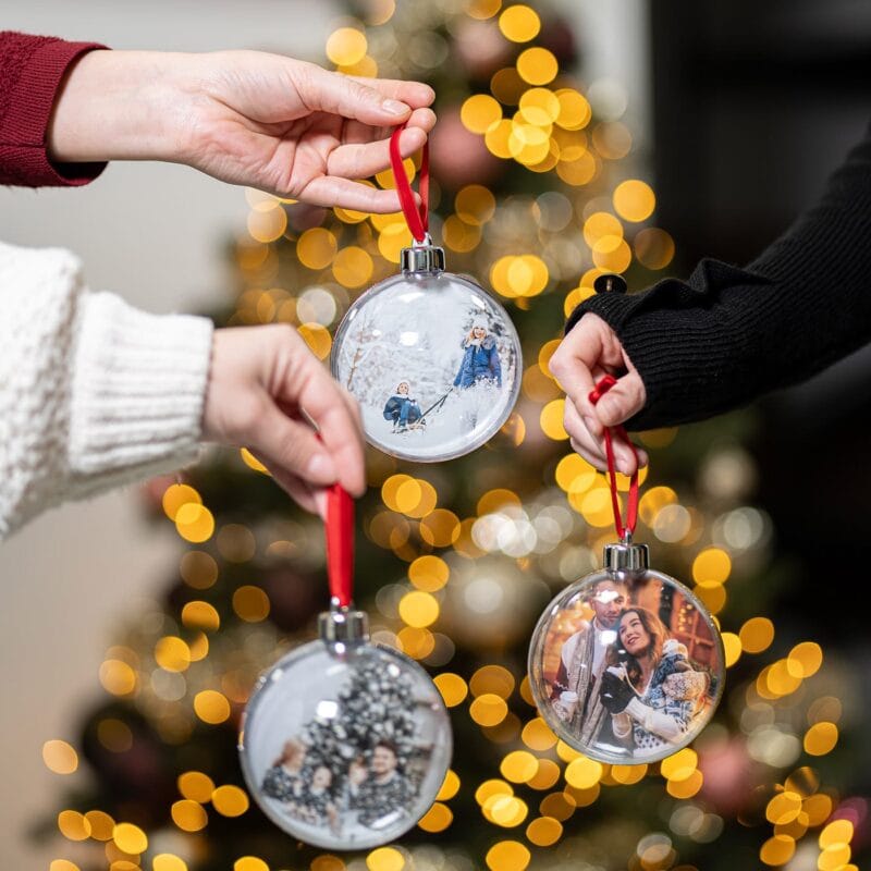 glob mare personalizat pentru bradul de crăciun