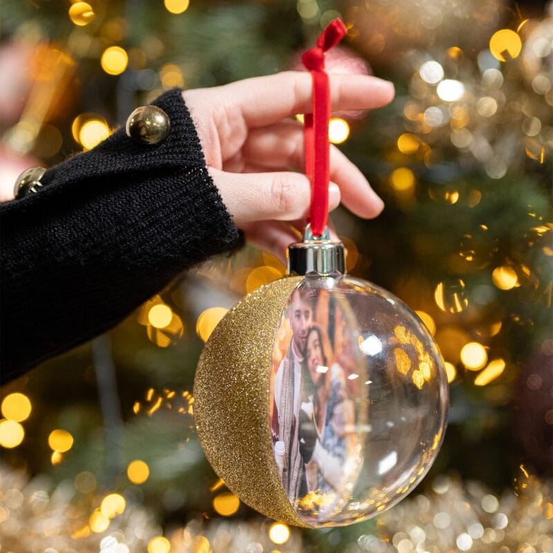 glob mare personalizat pentru bradul de crăciun