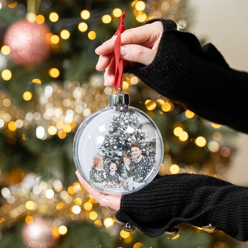 glob mare personalizat pentru bradul de crăciun