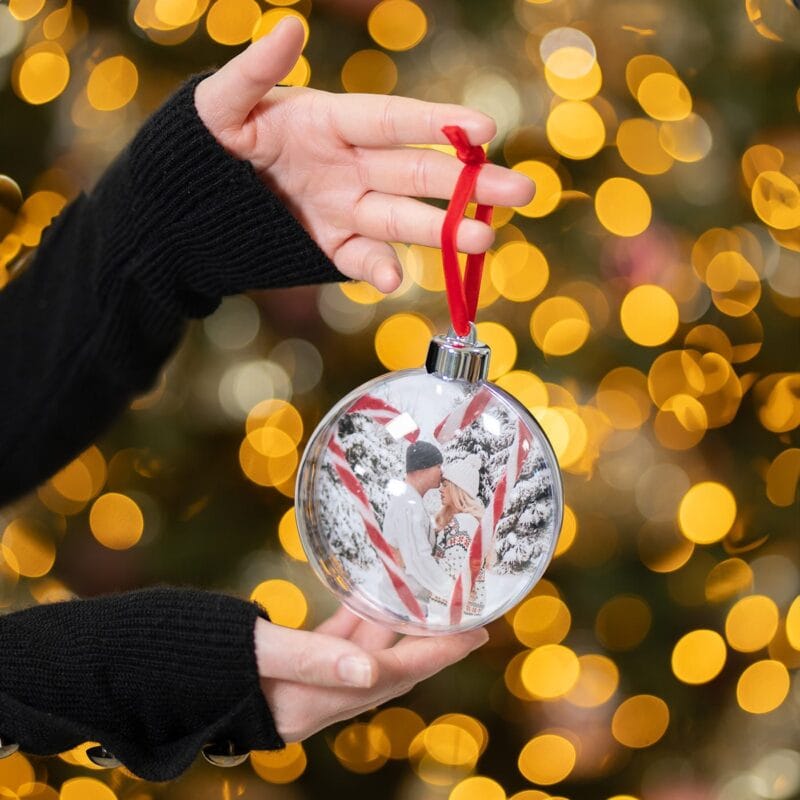 glob mare personalizat pentru bradul de crăciun