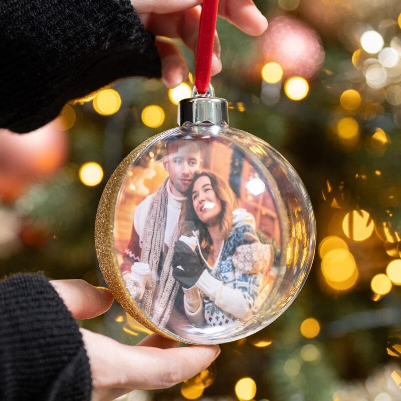 glob mare personalizat pentru bradul de crăciun