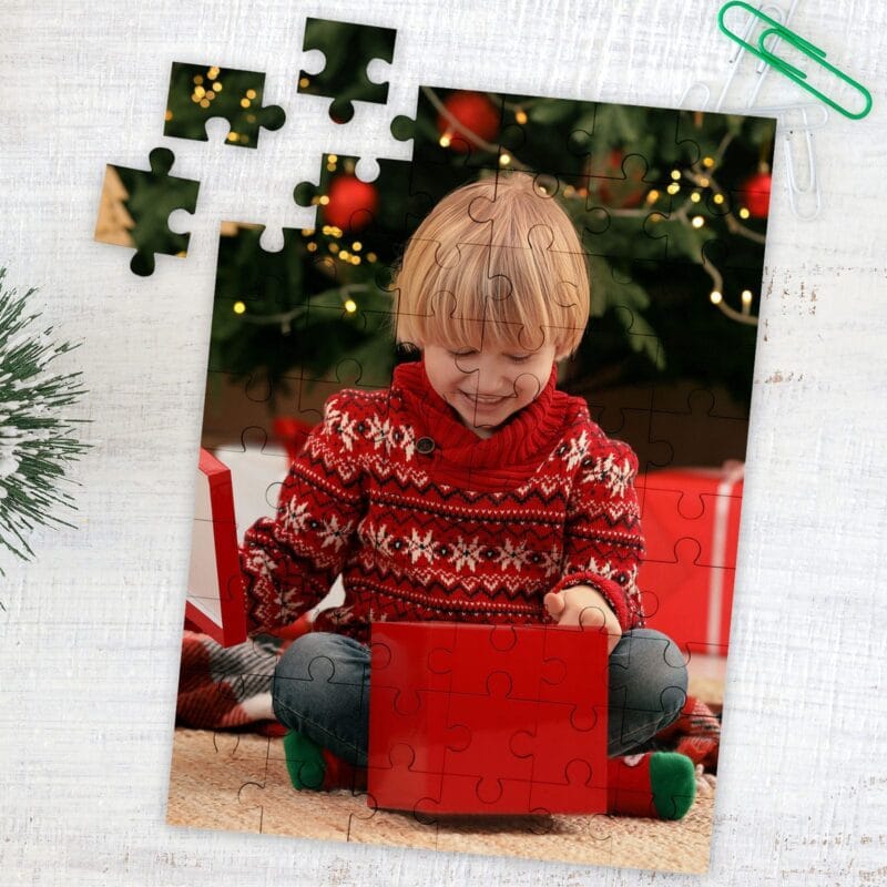 puzzle personalizat cu poză de crĂciun