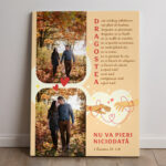 tablou canvas personalizat dragostea nu va pieri