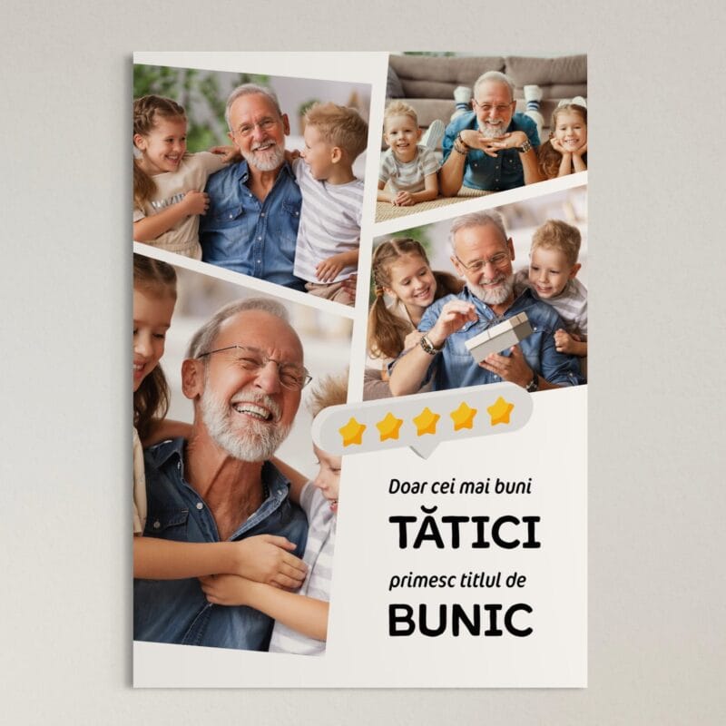 tablou canvas personalizat pentru bunic