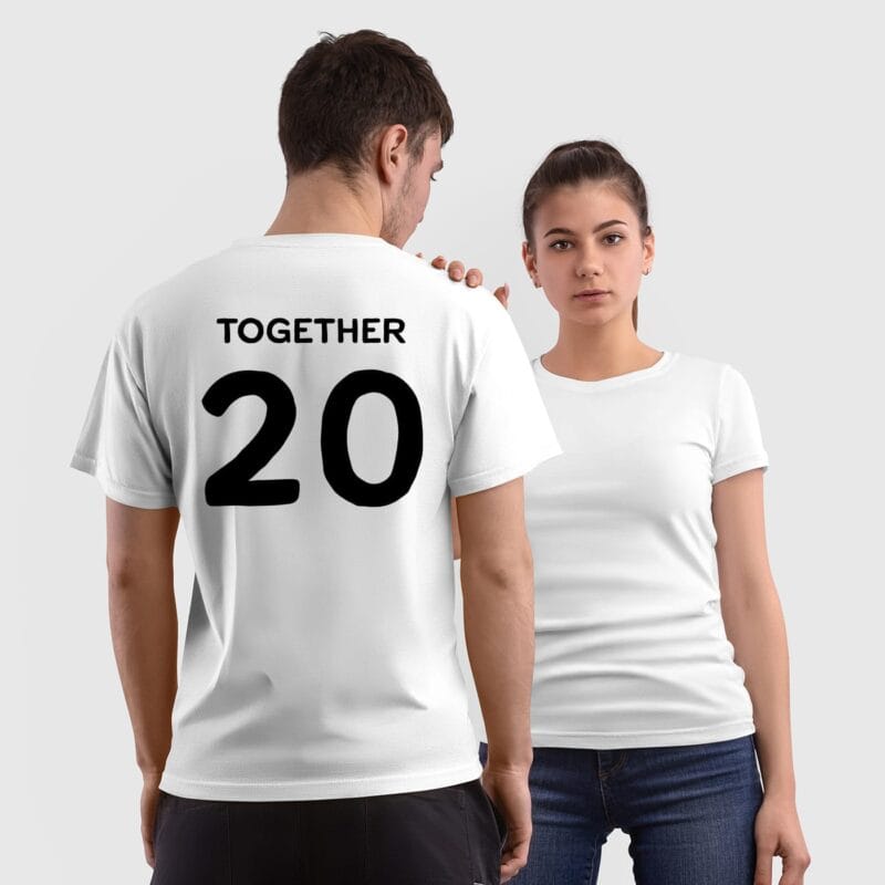 set tricouri cuplu together since