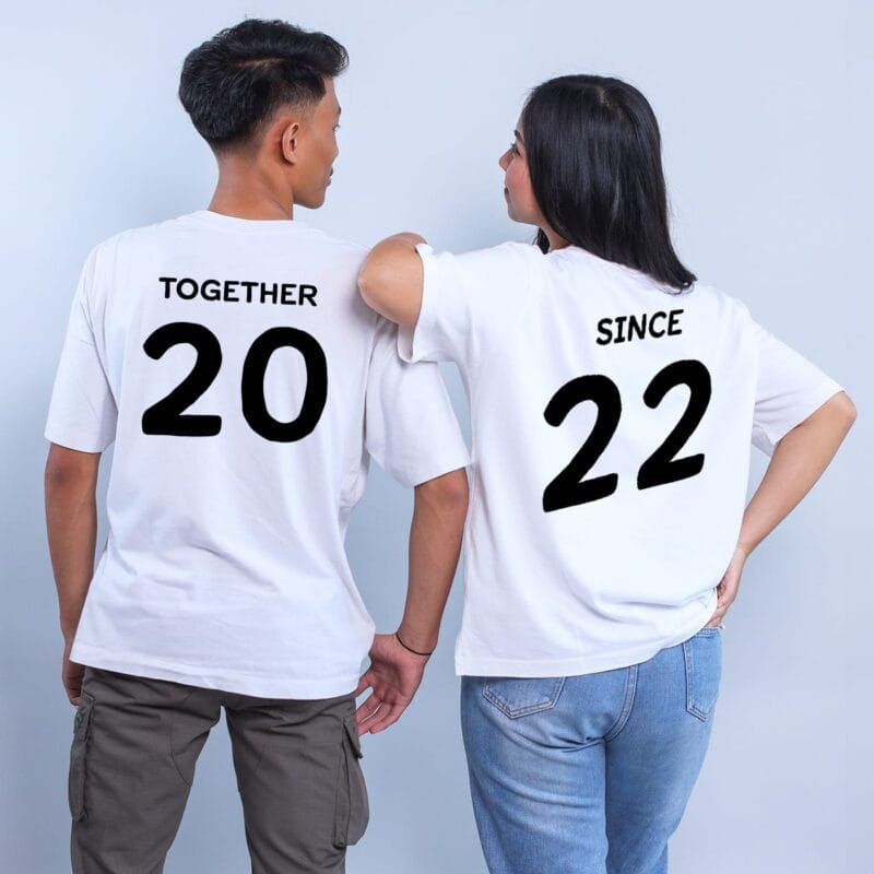 set tricouri cuplu together since