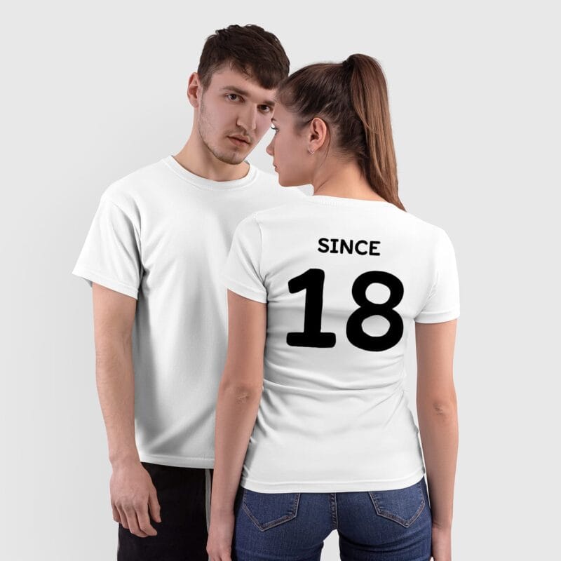 set tricouri cuplu together since