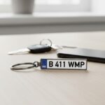 breloc auto personalizat cu număr de Înmatriculare și mesaj cadou unic pentru Șoferi