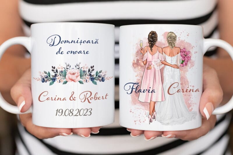 cană domnișoară de onoare