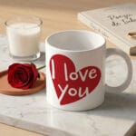 cană personalizată "i love you" cu fotografie