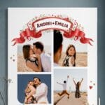 tablou canvas personalizat colaj 4 poze cu love — nume și mesaj tablou canvas personalizat colaj 4 poze cu love — nume și mesaj