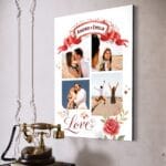 tablou canvas personalizat colaj 4 poze cu love — nume și mesaj tablou canvas personalizat colaj 4 poze cu love — nume și mesaj