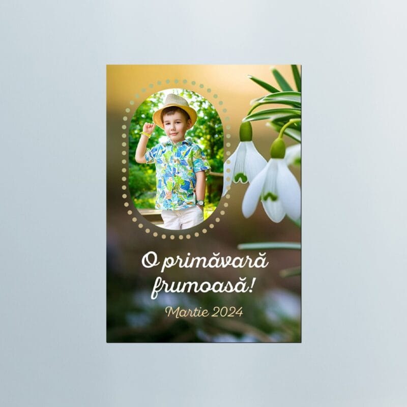 magnet foto martie ghiocei