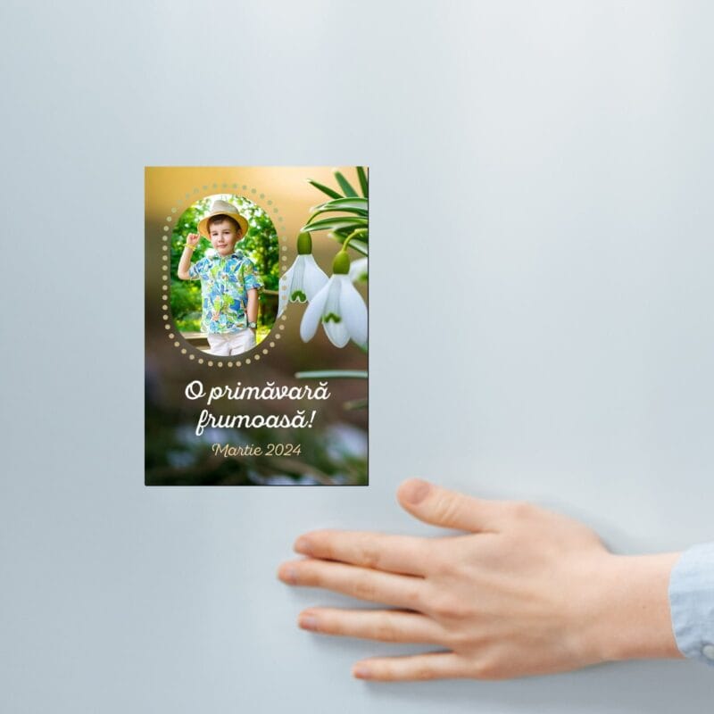 magnet foto martie ghiocei