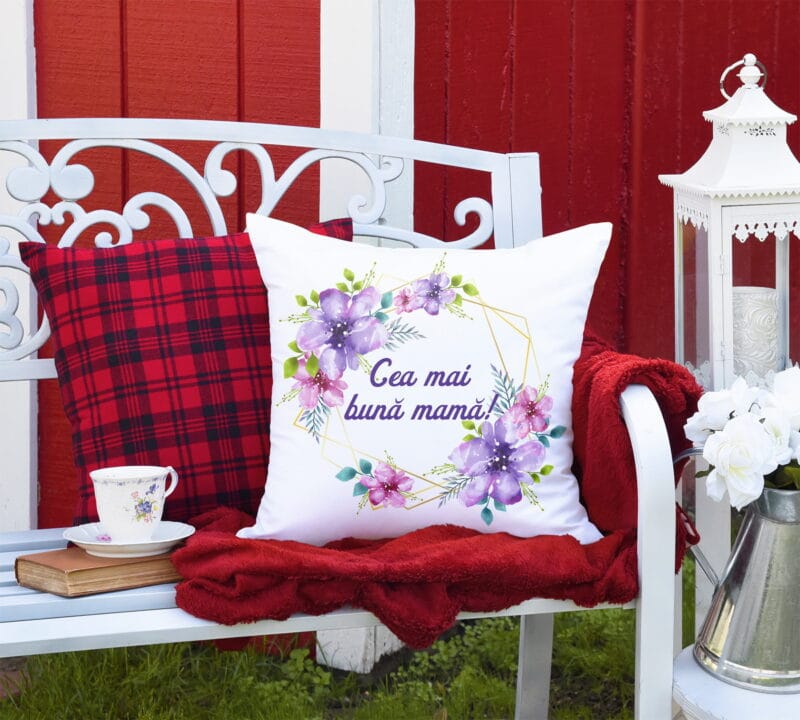 pernă personalizată pentru cea mai bună mamă