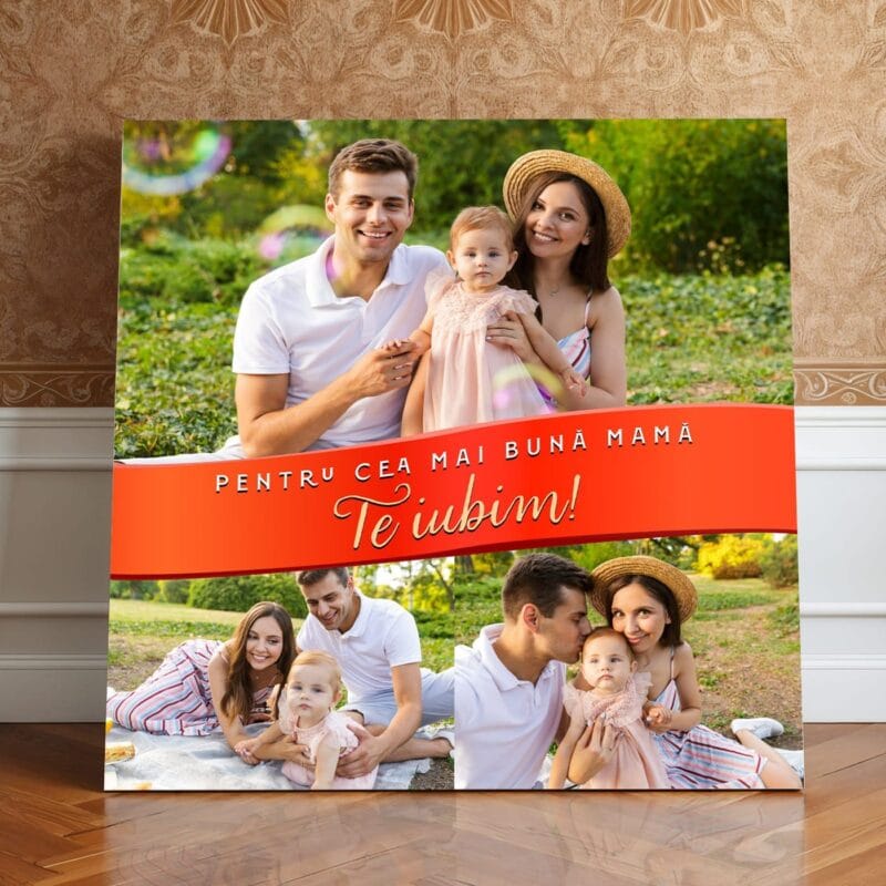 tablou canvas personalizat pentru mama 3 poze