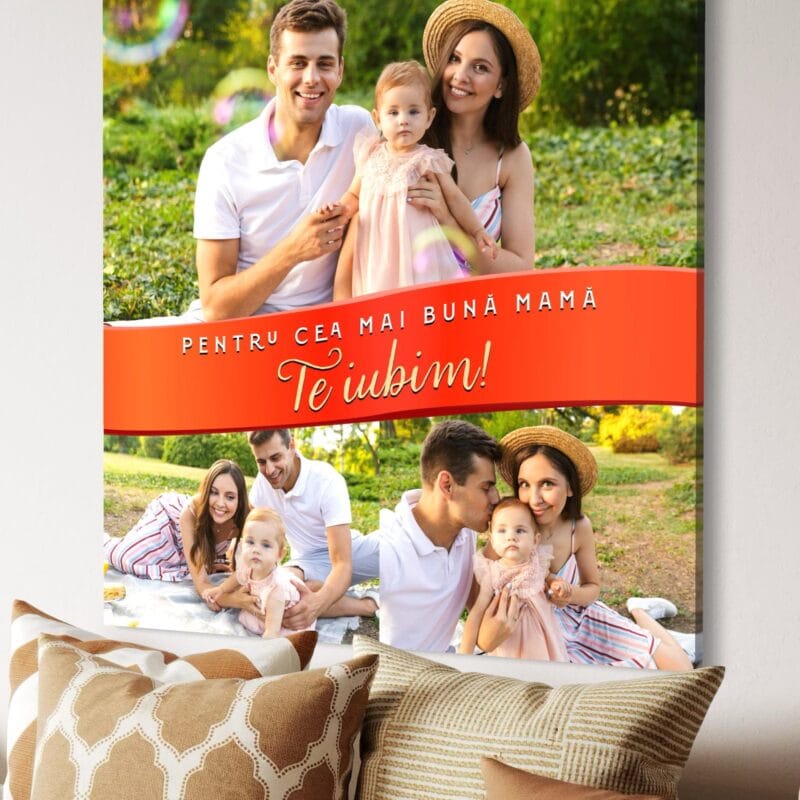 tablou canvas personalizat pentru mama 3 poze