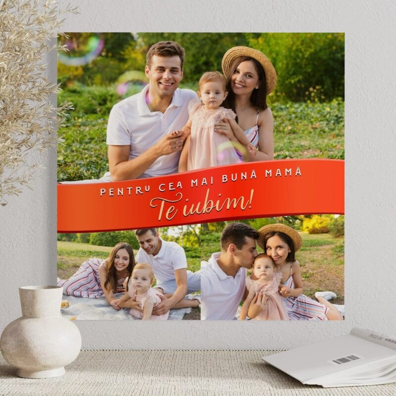 tablou canvas personalizat pentru mama 3 poze