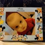 magnet mărturie botez băieți - disney