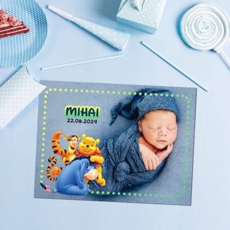 magnet mărturie botez  - ursuleț