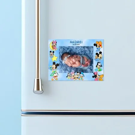 magnet mărturie botez băieți - disney