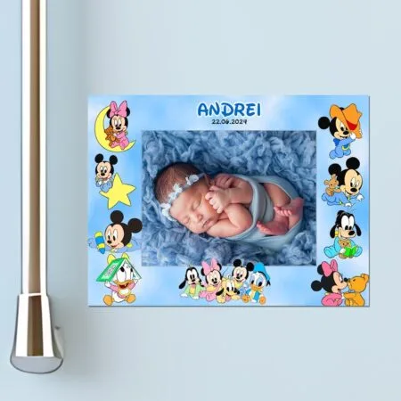 magnet mărturie botez băieți - disney