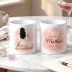 cană pentru mireasă "bride" cadou pentru ziua nunții