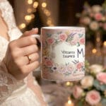 cană personalizată "viitoarea doamnă..." cadou pentru mireasă