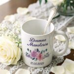 cană personalizată "doamna..." cadou pentru mireasă