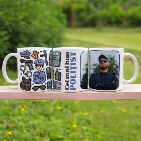 cană pentru polițist