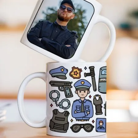 cană pentru polițist